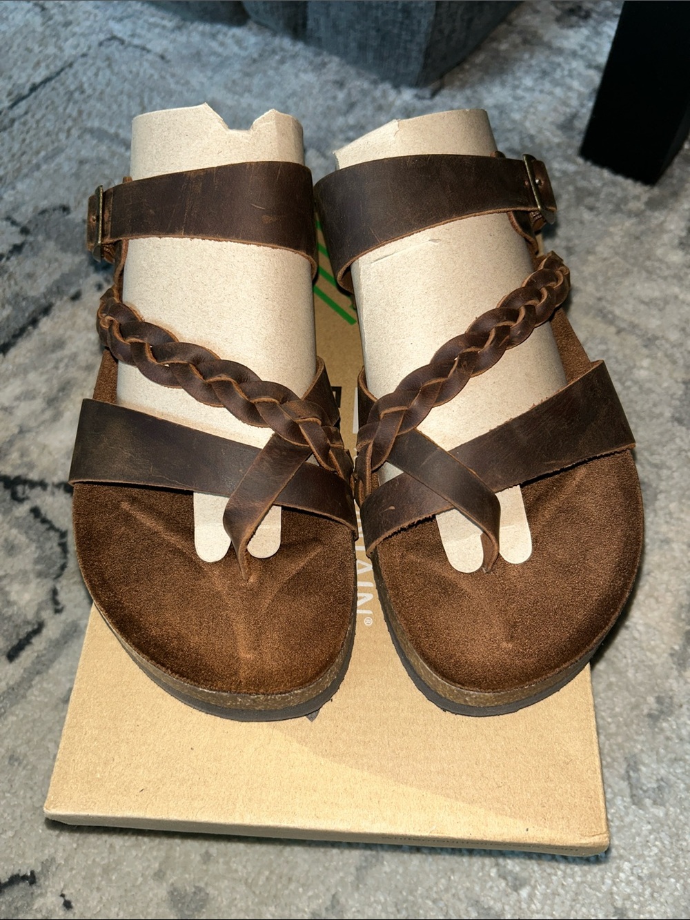 White Mountain Footbeds Sandals